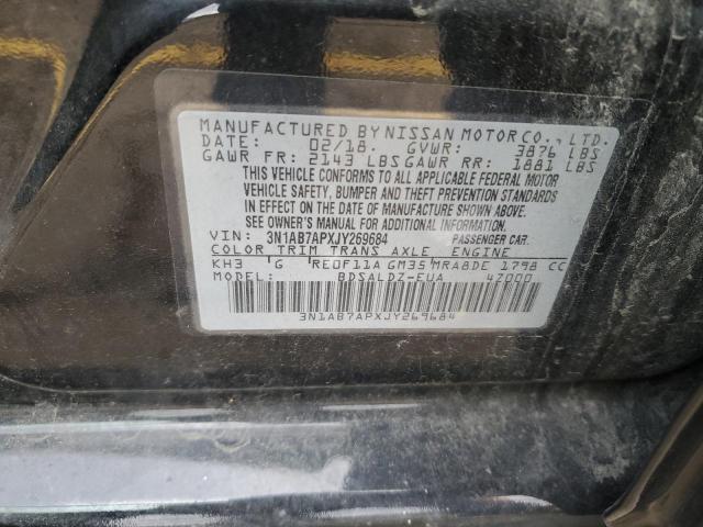 Photo 11 VIN: 3N1AB7APXJY269684 - NISSAN SENTRA 