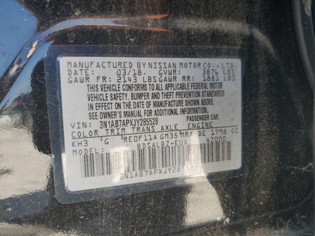 Photo 11 VIN: 3N1AB7APXJY285528 - NISSAN SENTRA S 