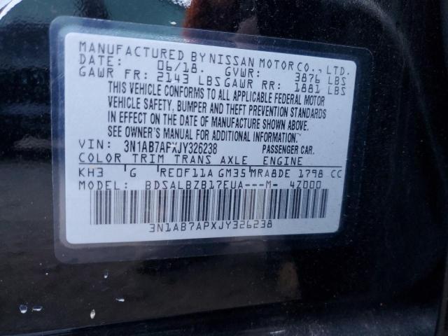 Photo 12 VIN: 3N1AB7APXJY326238 - NISSAN SENTRA 