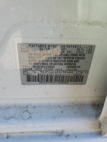 Photo 11 VIN: 3N1AB7APXJY328202 - NISSAN SENTRA S 