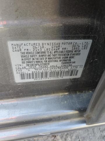 Photo 11 VIN: 3N1AB7APXJY338678 - NISSAN SENTRA 