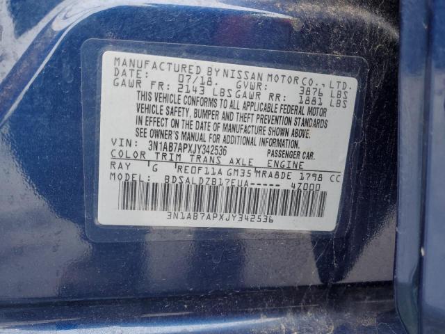 Photo 11 VIN: 3N1AB7APXJY342536 - NISSAN SENTRA 