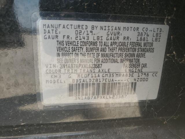 Photo 11 VIN: 3N1AB7APXKL623587 - NISSAN SENTRA S 