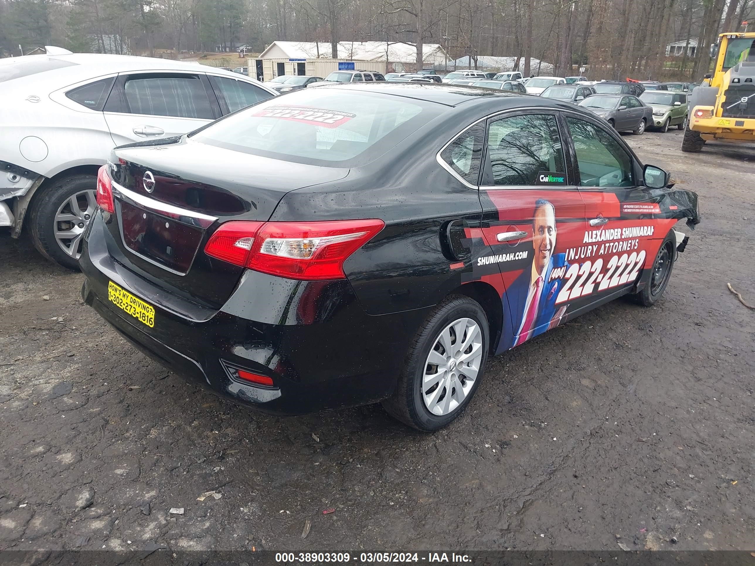 Photo 3 VIN: 3N1AB7APXKY298328 - NISSAN SENTRA 