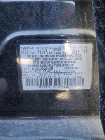 Photo 11 VIN: 3N1AB7APXKY299138 - NISSAN SENTRA S 