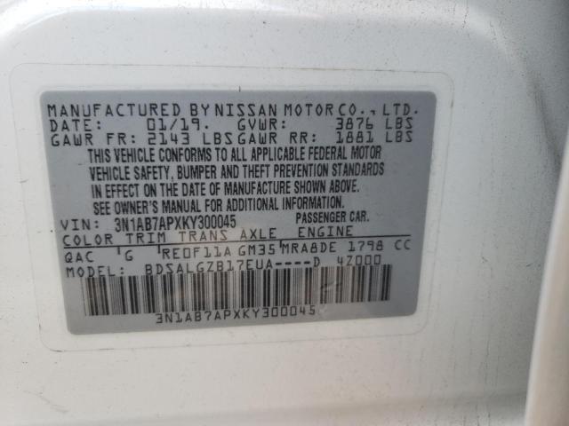 Photo 11 VIN: 3N1AB7APXKY300045 - NISSAN SENTRA 