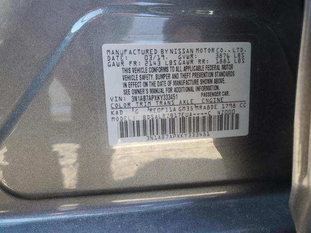 Photo 12 VIN: 3N1AB7APXKY333451 - NISSAN SENTRA S 