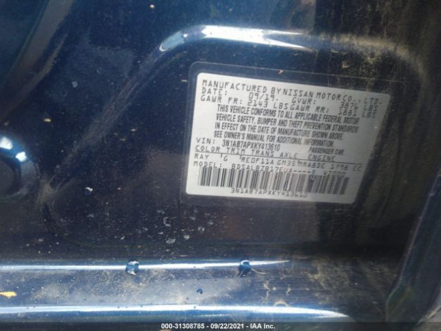 Photo 8 VIN: 3N1AB7APXKY413610 - NISSAN SENTRA 