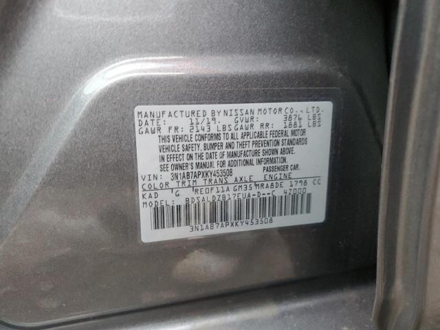 Photo 11 VIN: 3N1AB7APXKY453508 - NISSAN SENTRA 