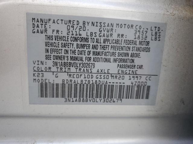 Photo 11 VIN: 3N1AB8BV0LY302679 - NISSAN SENTRA S 