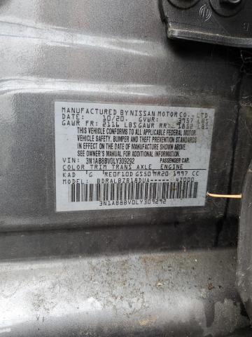 Photo 11 VIN: 3N1AB8BV0LY309292 - NISSAN SENTRA S 