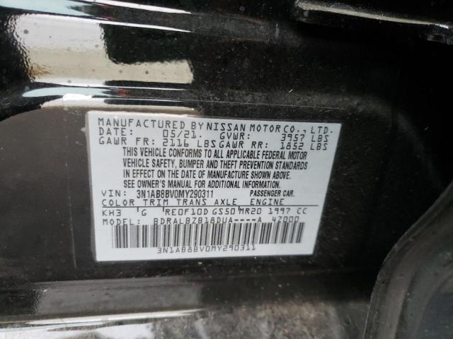 Photo 9 VIN: 3N1AB8BV0MY290311 - NISSAN SENTRA S 