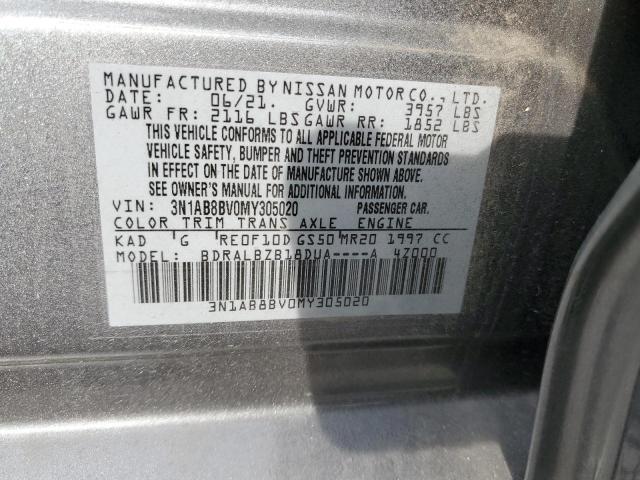 Photo 11 VIN: 3N1AB8BV0MY305020 - NISSAN SENTRA 