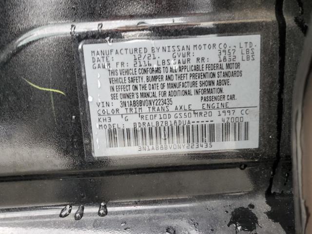 Photo 11 VIN: 3N1AB8BV0NY223435 - NISSAN SENTRA S 