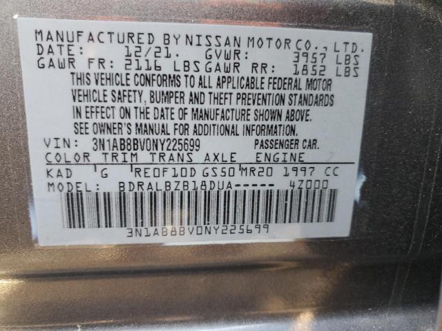 Photo 11 VIN: 3N1AB8BV0NY225699 - NISSAN SENTRA 