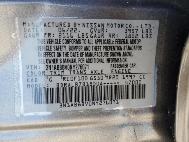 Photo 11 VIN: 3N1AB8BV0NY276071 - NISSAN SENTRA S 