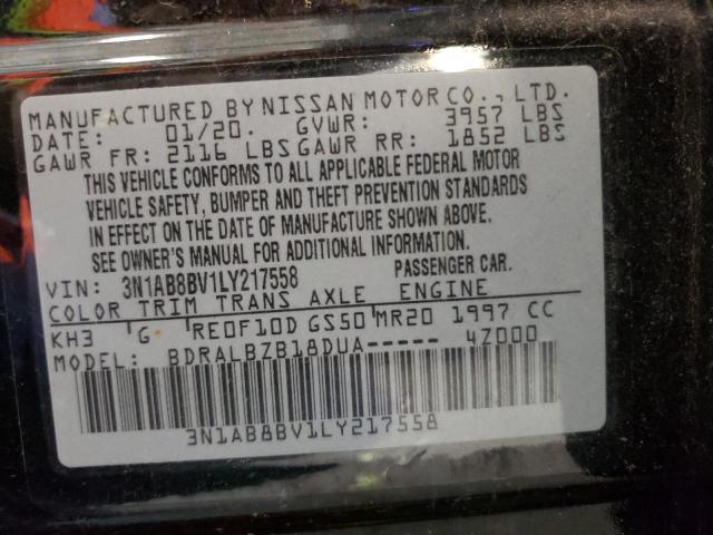 Photo 11 VIN: 3N1AB8BV1LY217558 - NISSAN SENTRA S 