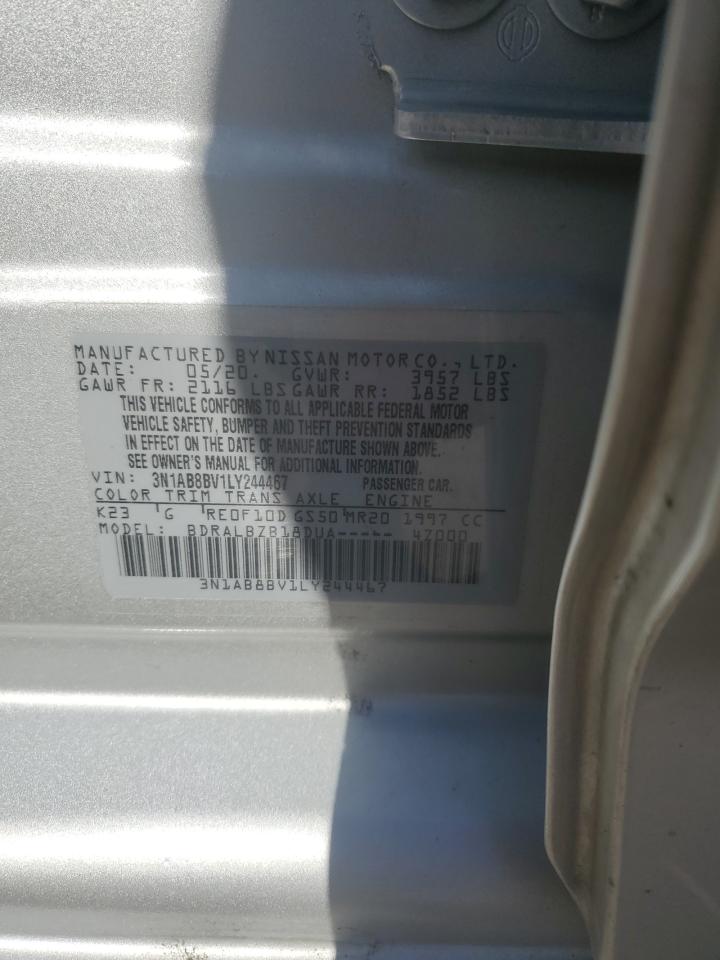 Photo 11 VIN: 3N1AB8BV1LY244467 - NISSAN SENTRA 