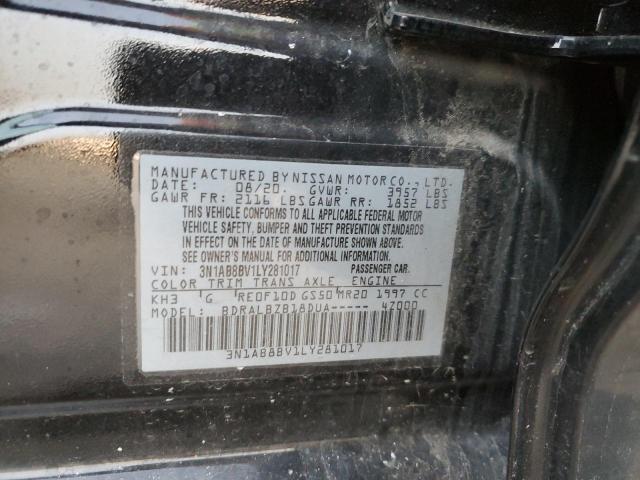 Photo 12 VIN: 3N1AB8BV1LY281017 - NISSAN SENTRA S 