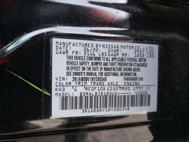 Photo 11 VIN: 3N1AB8BV1NY280548 - NISSAN SENTRA S 