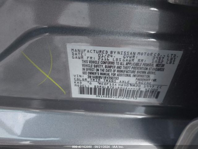 Photo 8 VIN: 3N1AB8BV1RY290793 - NISSAN SENTRA 