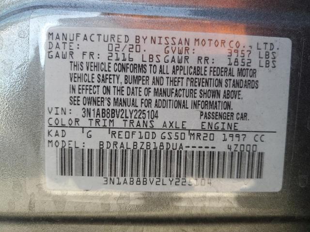 Photo 12 VIN: 3N1AB8BV2LY225104 - NISSAN SENTRA 