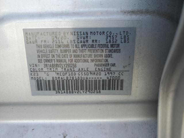 Photo 11 VIN: 3N1AB8BV2LY290258 - NISSAN SENTRA 