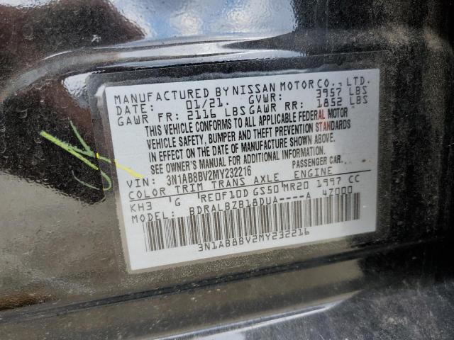 Photo 12 VIN: 3N1AB8BV2MY232216 - NISSAN SENTRA S 