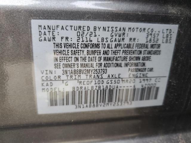 Photo 11 VIN: 3N1AB8BV2MY253793 - NISSAN SENTRA S 