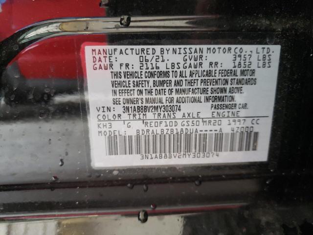 Photo 9 VIN: 3N1AB8BV2MY303074 - NISSAN SENTRA S 