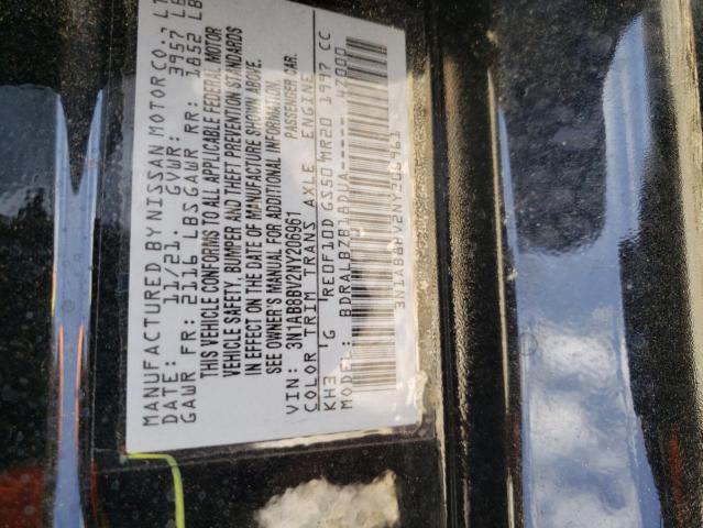 Photo 11 VIN: 3N1AB8BV2NY206961 - NISSAN SENTRA S 