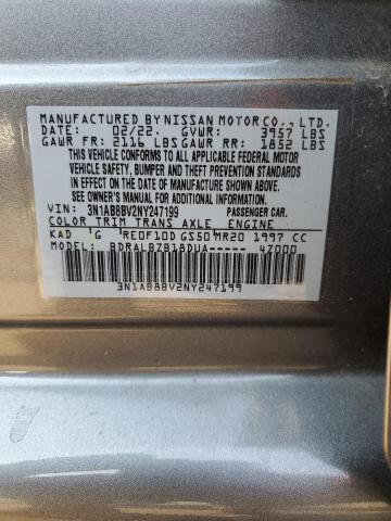 Photo 11 VIN: 3N1AB8BV2NY247199 - NISSAN SENTRA S 