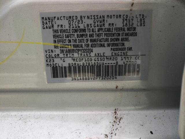 Photo 11 VIN: 3N1AB8BV2PY320204 - NISSAN SENTRA S 