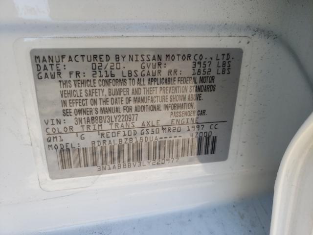 Photo 9 VIN: 3N1AB8BV3LY220977 - NISSAN SENTRA S 