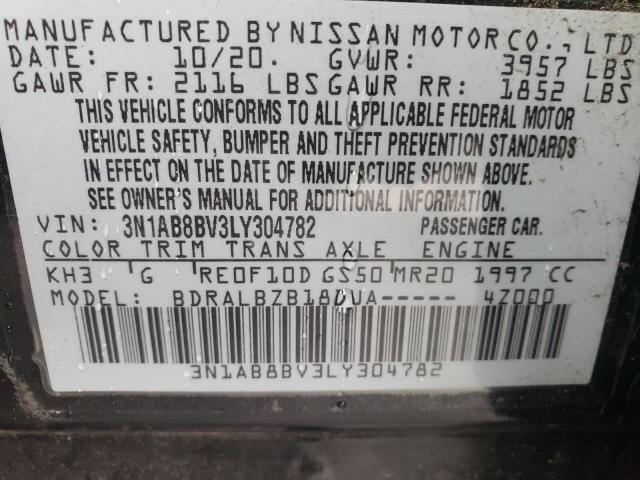 Photo 12 VIN: 3N1AB8BV3LY304782 - NISSAN SENTRA 