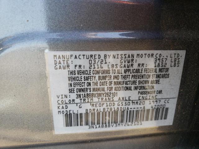 Photo 9 VIN: 3N1AB8BV3MY262101 - NISSAN SENTRA S 