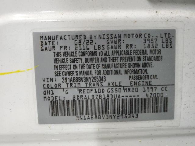 Photo 12 VIN: 3N1AB8BV3NY295343 - NISSAN SENTRA 