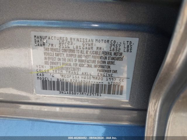 Photo 8 VIN: 3N1AB8BV3RY239781 - NISSAN SENTRA 