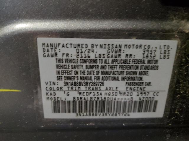 Photo 11 VIN: 3N1AB8BV3RY289726 - NISSAN SENTRA 