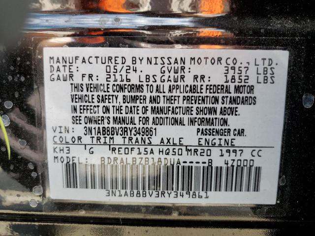 Photo 11 VIN: 3N1AB8BV3RY349861 - NISSAN SENTRA 