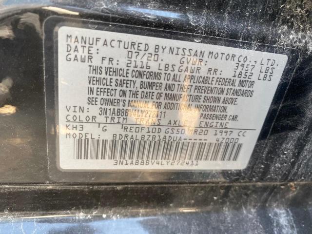 Photo 9 VIN: 3N1AB8BV4LY272411 - NISSAN SENTRA S 