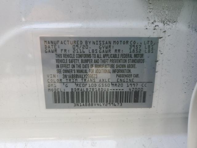 Photo 12 VIN: 3N1AB8BV4LY299673 - NISSAN SENTRA 