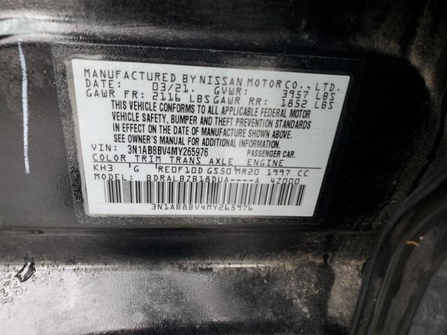 Photo 12 VIN: 3N1AB8BV4MY265976 - NISSAN SENTRA S 