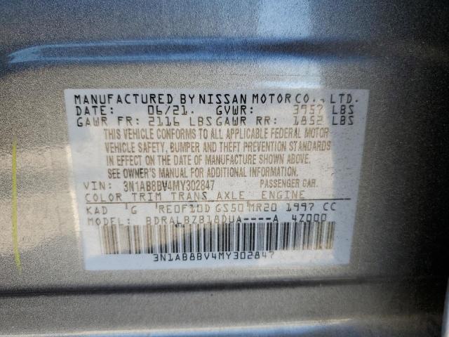 Photo 9 VIN: 3N1AB8BV4MY302847 - NISSAN SENTRA S 