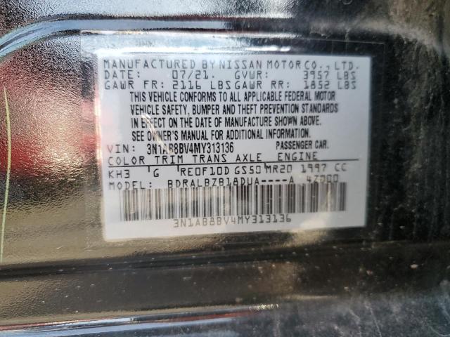 Photo 12 VIN: 3N1AB8BV4MY313136 - NISSAN SENTRA S 