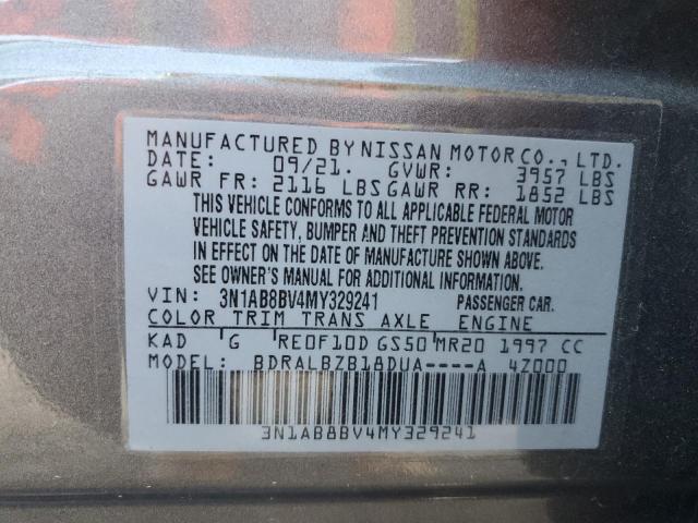 Photo 12 VIN: 3N1AB8BV4MY329241 - NISSAN SENTRA S 