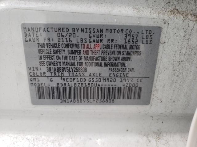 Photo 9 VIN: 3N1AB8BV5LY258808 - NISSAN SENTRA S 