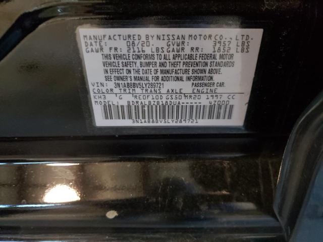 Photo 9 VIN: 3N1AB8BV5LY289721 - NISSAN SENTRA S 