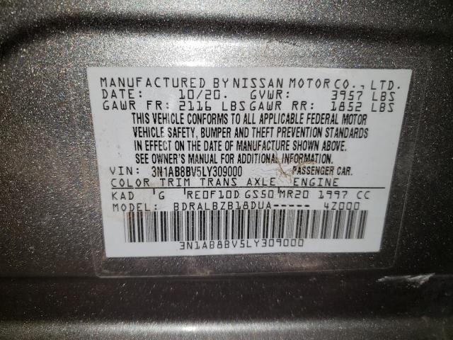 Photo 11 VIN: 3N1AB8BV5LY309000 - NISSAN SENTRA 