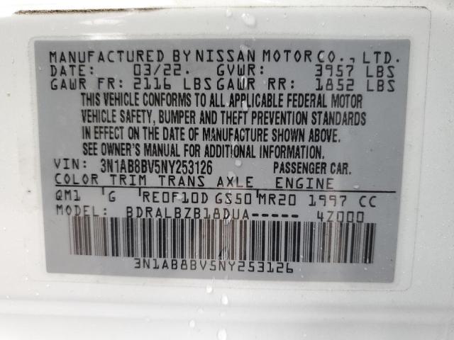 Photo 11 VIN: 3N1AB8BV5NY253126 - NISSAN SENTRA S 